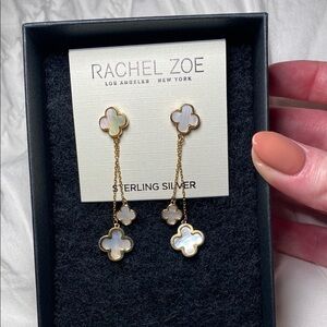 Rachel Zoe Gold and Silver Drop Earrings